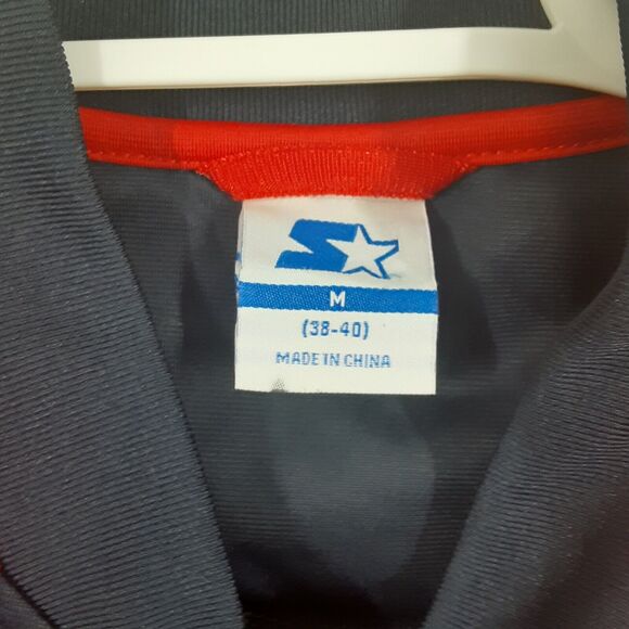 Starter Mens M Full Zip Track Jacket Sweatshirt Full Zip Long Sleeve Pockets - Picture 4 of 7